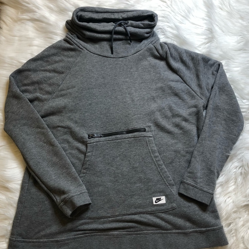 cowl neck nike sweatshirt